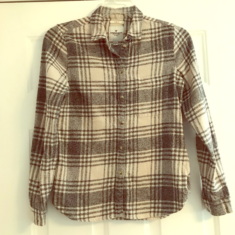 Long Sleeve Flannel Ladies Shirt 👚